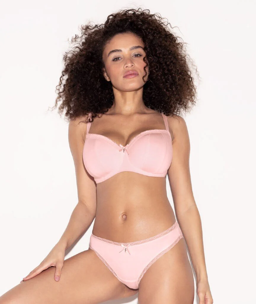 Freya Flirt Underwired Padded Half Cup Bra - Pink Frost - Image 3
