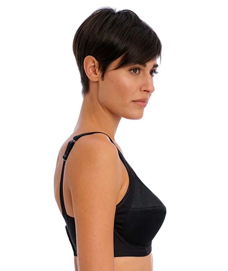 Freya Active High-Octane Underwired Sports Bra - Black - Image 3