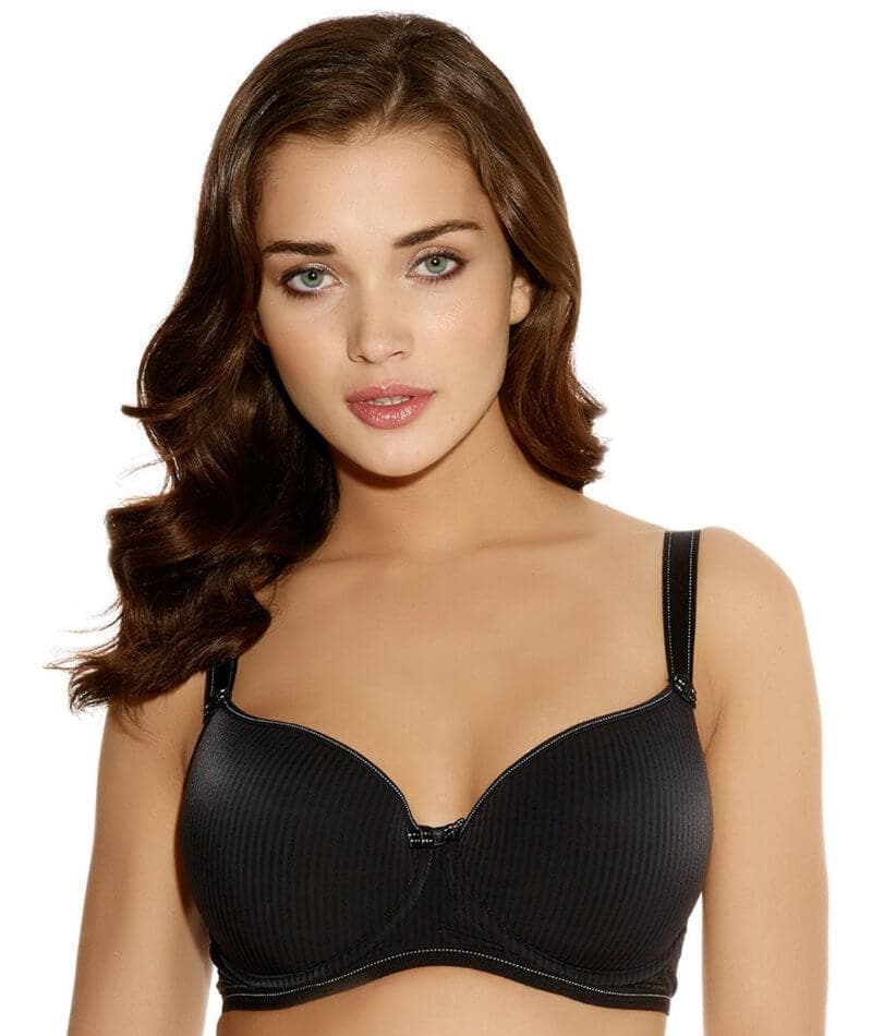 Freya Idol Underwired Moulded Balcony Bra - Black - Image 4