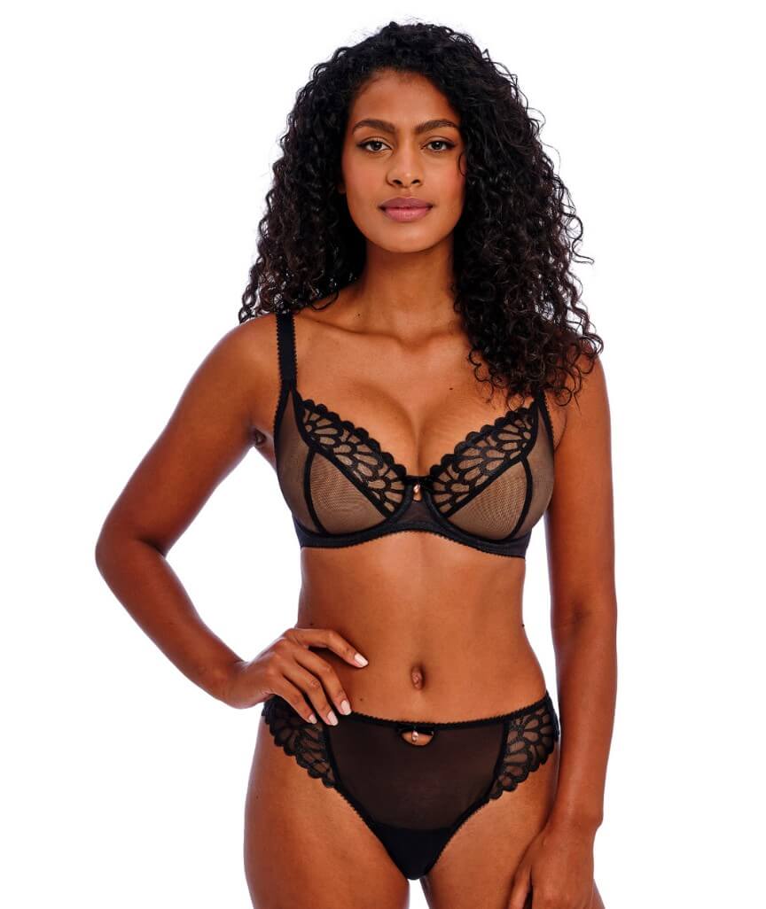 Freya Loveland Underwire Plunge Bra - Bombshell Black - Image 5
