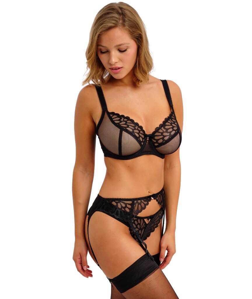 Freya Loveland Underwire Plunge Bra - Bombshell Black - Image 8