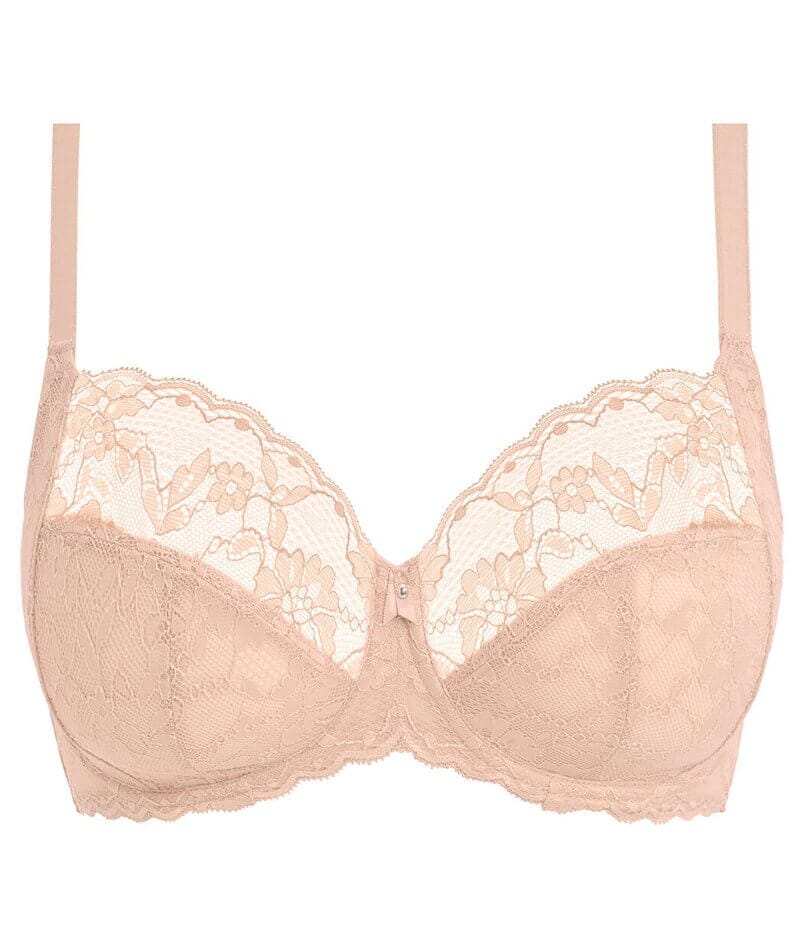Freya Offbeat Underwired Side Support Bra - Natural Beige - Image 6
