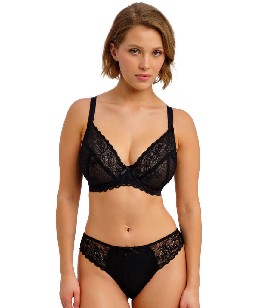 Freya Quinn Underwire Plunge Bra - Black - Image 6