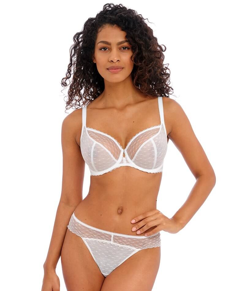 Freya Signature Underwired Plunge Bra - White - Image 4