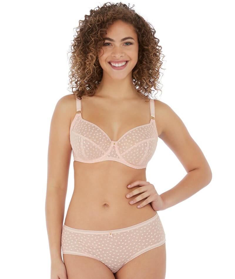 Freya Starlight Underwired D-G Cup Side Support Bra - Rosewater - Image 3