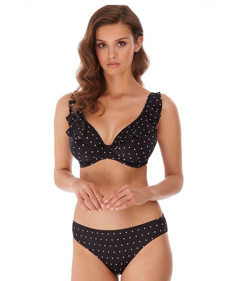 Freya Swim Jewel Cove Underwire High Apex Bikini Top - Black - Image 2