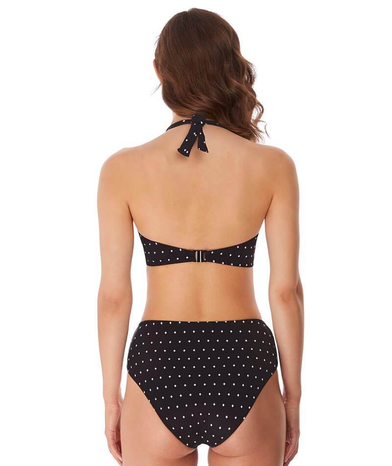Freya Swim Jewel Cove Underwire Banded Halter Bikini Top - Black - Image 4