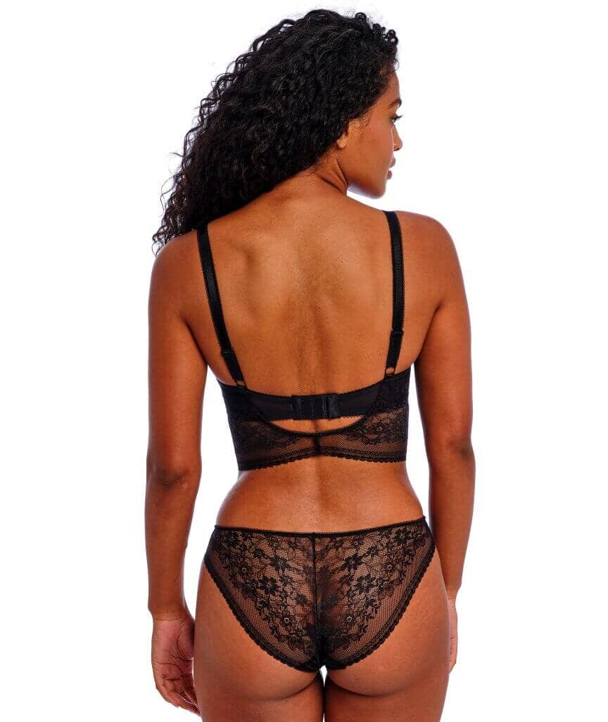 Freya Sydnie Underwire Longline Bra - Black - Image 4