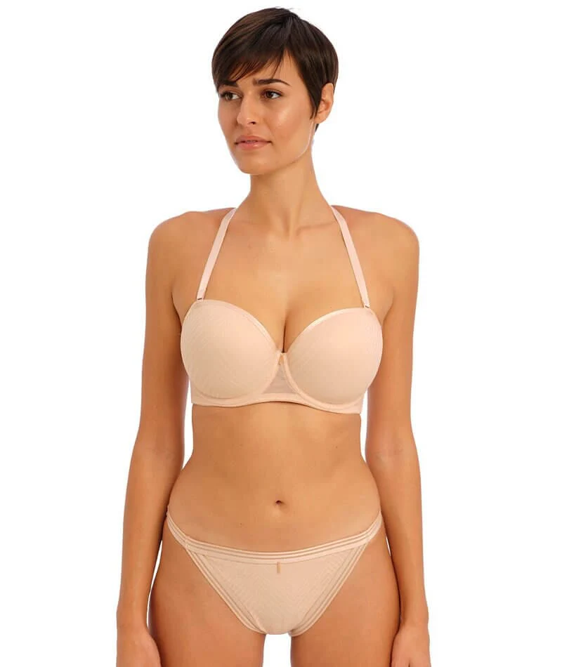 Freya Tailored Underwire Moulded Strapless Bra - Natural Beige - Image 10