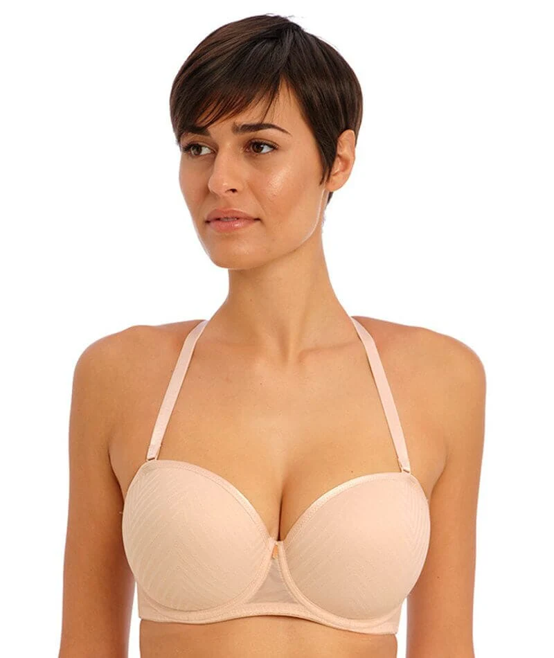 Freya Tailored Underwire Moulded Strapless Bra - Natural Beige - Image 5