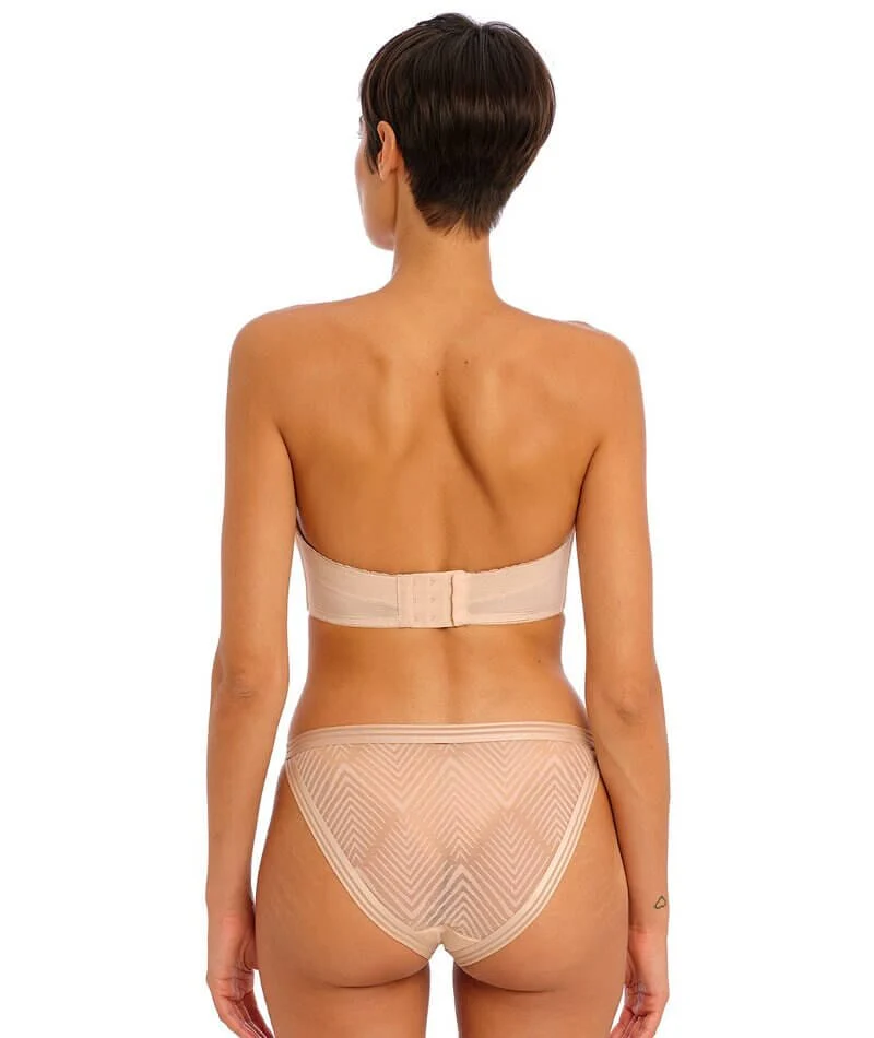 Freya Tailored Underwire Moulded Strapless Bra - Natural Beige - Image 7