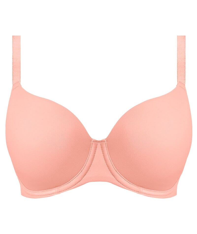 Freya Undetected Underwire Moulded T-shirt Bra - Ash Rose - Image 8