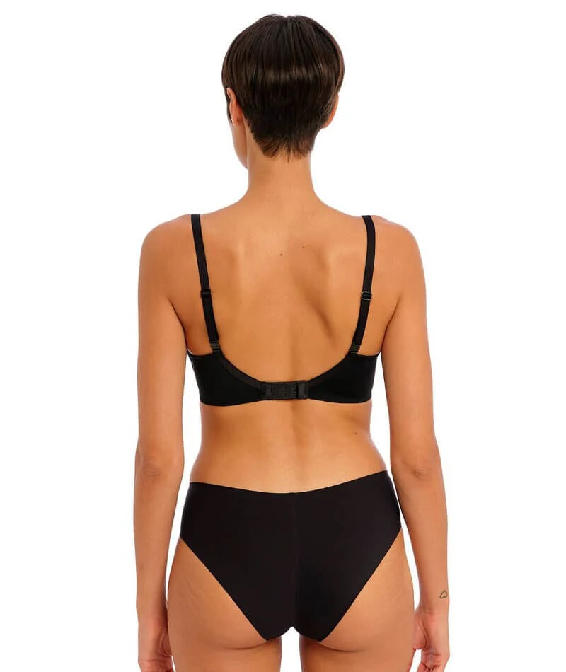 Freya Undetected Underwire Moulded T-shirt Bra - Black - Image 6