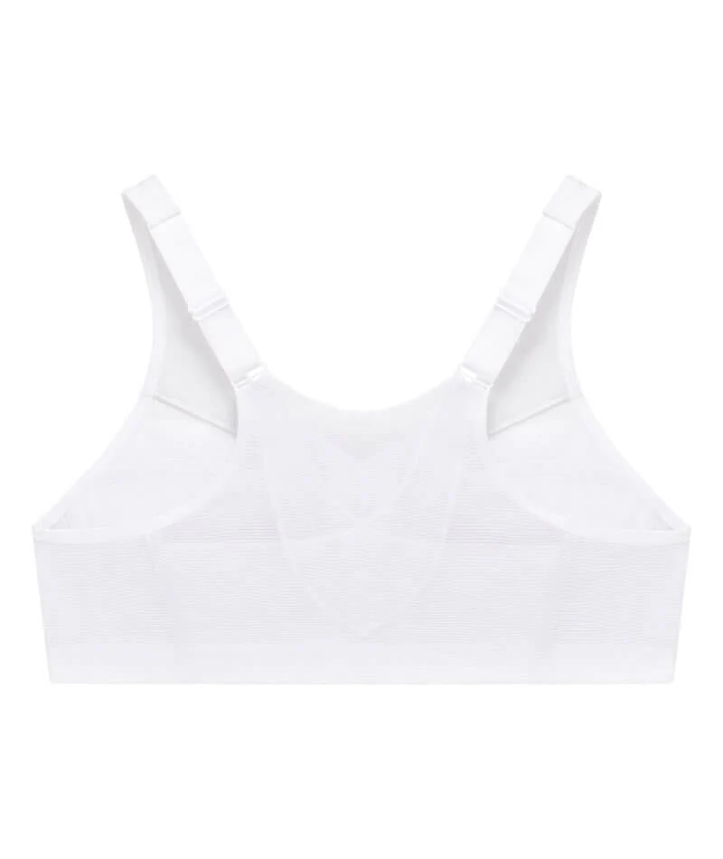 Glamorise Magiclift Front-Closure Posture Back Wire-Free Bra - White - Image 10