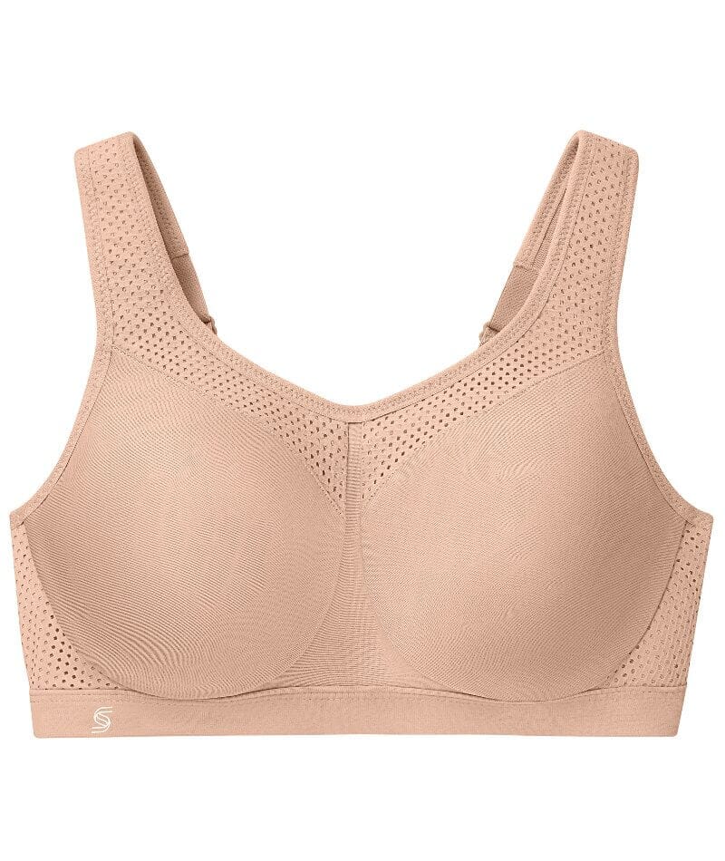 Glamorise High Impact Underwire Sports Bra - Cafe - Image 6