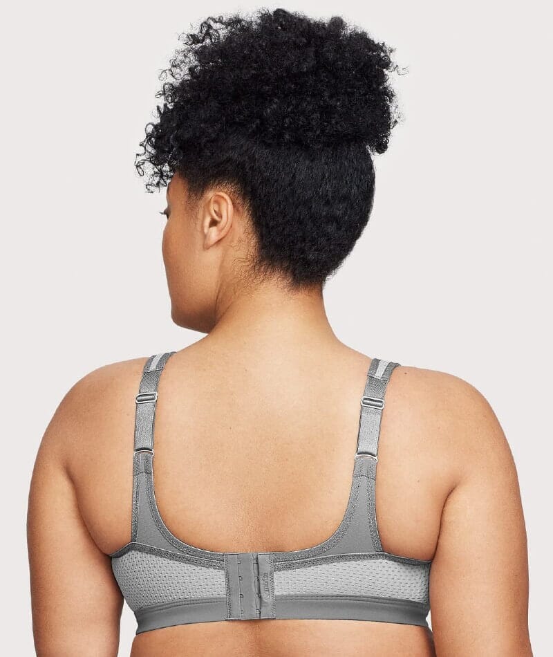 Glamorise High Impact Underwire Sports Bra - Grey - Image 2