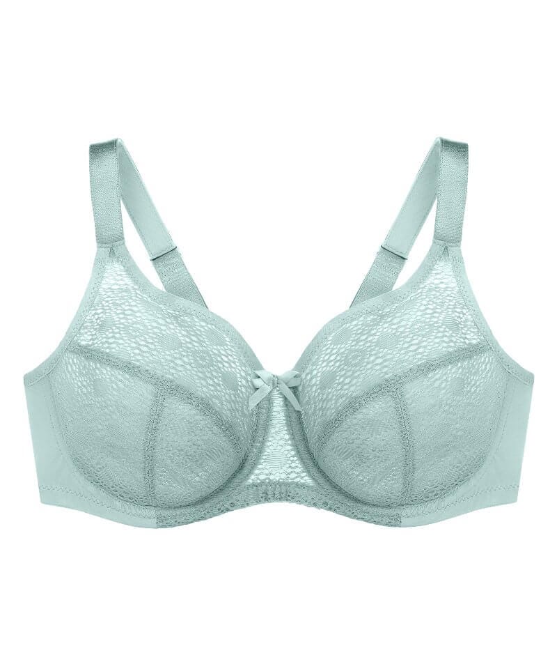 Glamorise Lace Comfort WonderWire Bra - Jade - Image 7