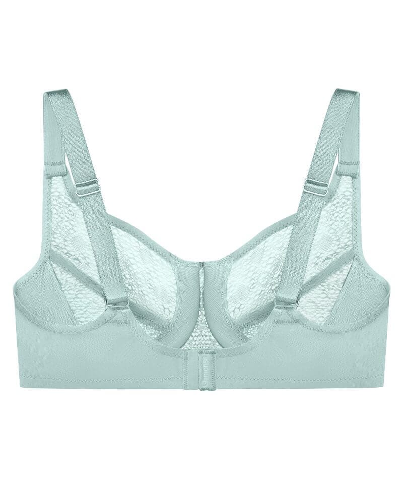 Glamorise Lace Comfort WonderWire Bra - Jade - Image 8