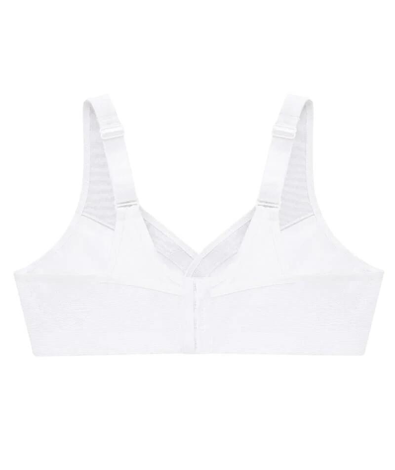 Glamorise Magiclift Active Support Wire-Free Bra - White - Image 6