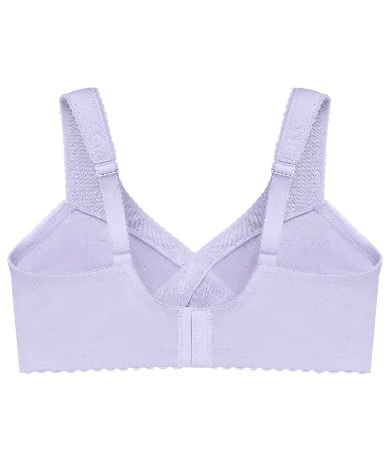 Glamorise Magiclift Cotton Support Wire-Free Bra - Lilac - Image 8