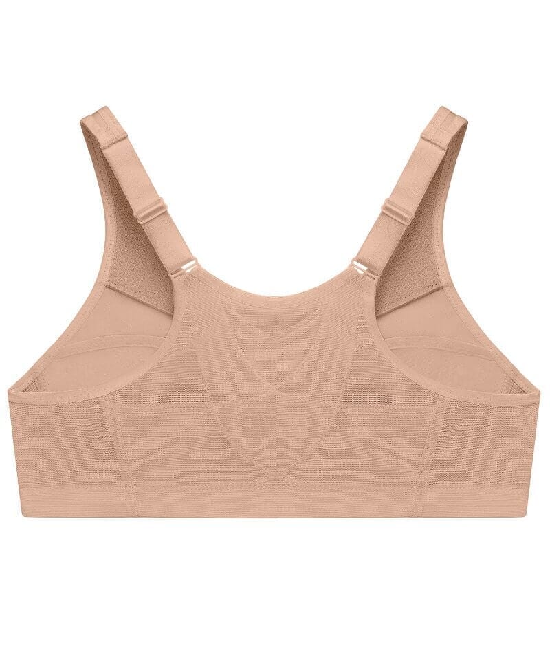 Glamorise Magiclift Front-Closure Posture Back Wire-Free Bra 2 Pack - Black/Cafe - Image 16
