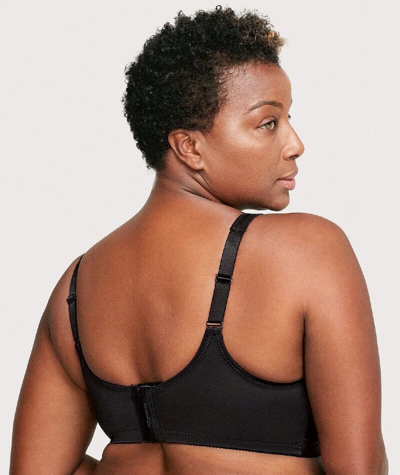 Glamorise Magiclift Minimizer Wire-Free Bra - Black - Image 6