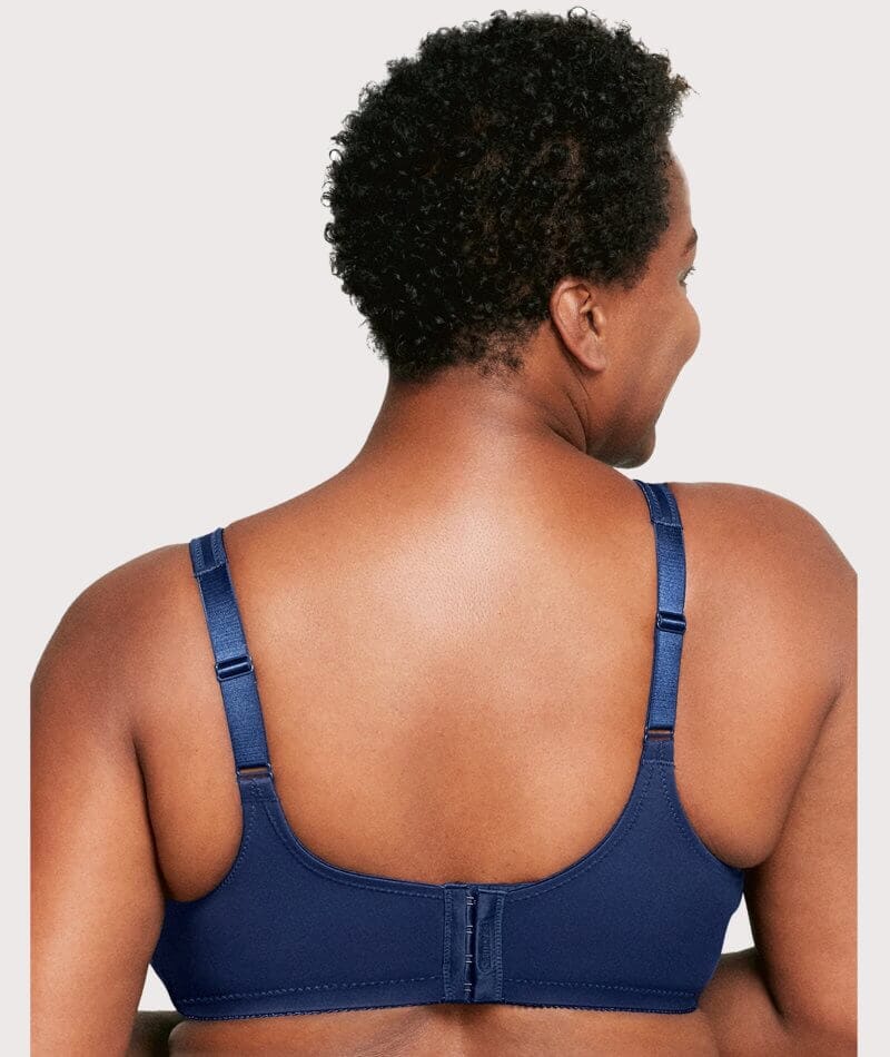 Glamorise Magiclift Minimizer Wire-Free Bra - Blue - Image 3