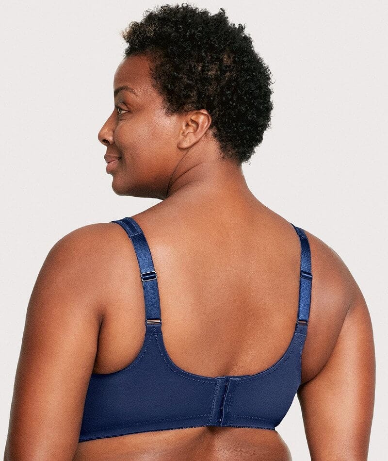 Glamorise Magiclift Minimizer Wire-Free Bra - Blue - Image 5
