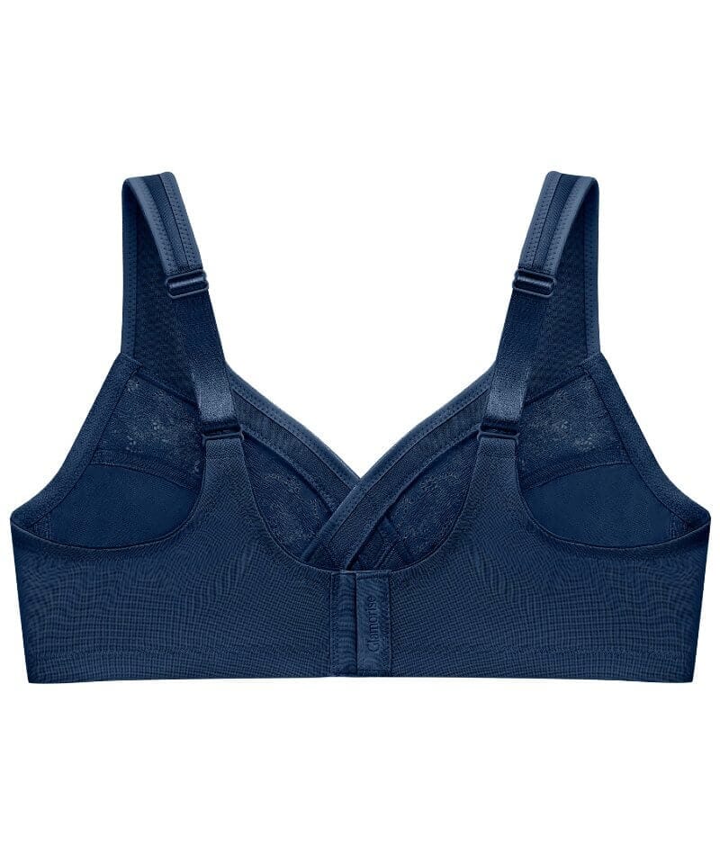Glamorise Magiclift Minimizer Wire-Free Bra - Blue - Image 9