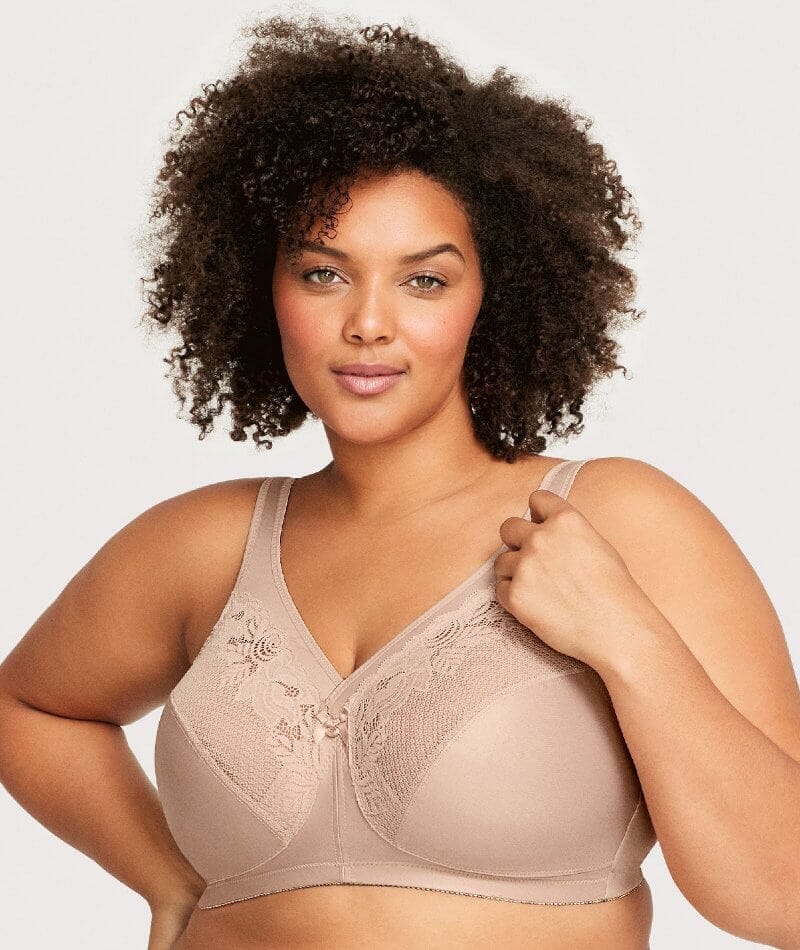 Glamorise Magiclift Minimizer Wire-Free Bra - Cafe - Image 4