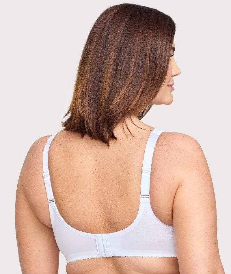 Glamorise Magiclift Minimizer Wire-Free Bra - White - Image 4