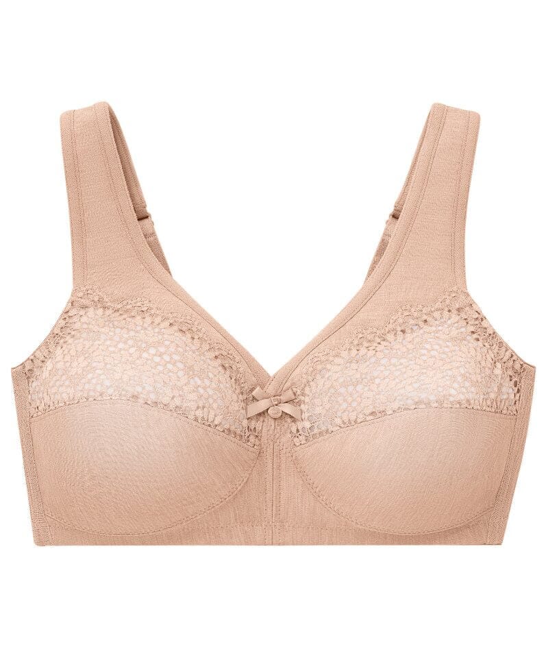 Glamorise Magiclift Moisture Control Wire-Free Bra - Cafe - Image 5