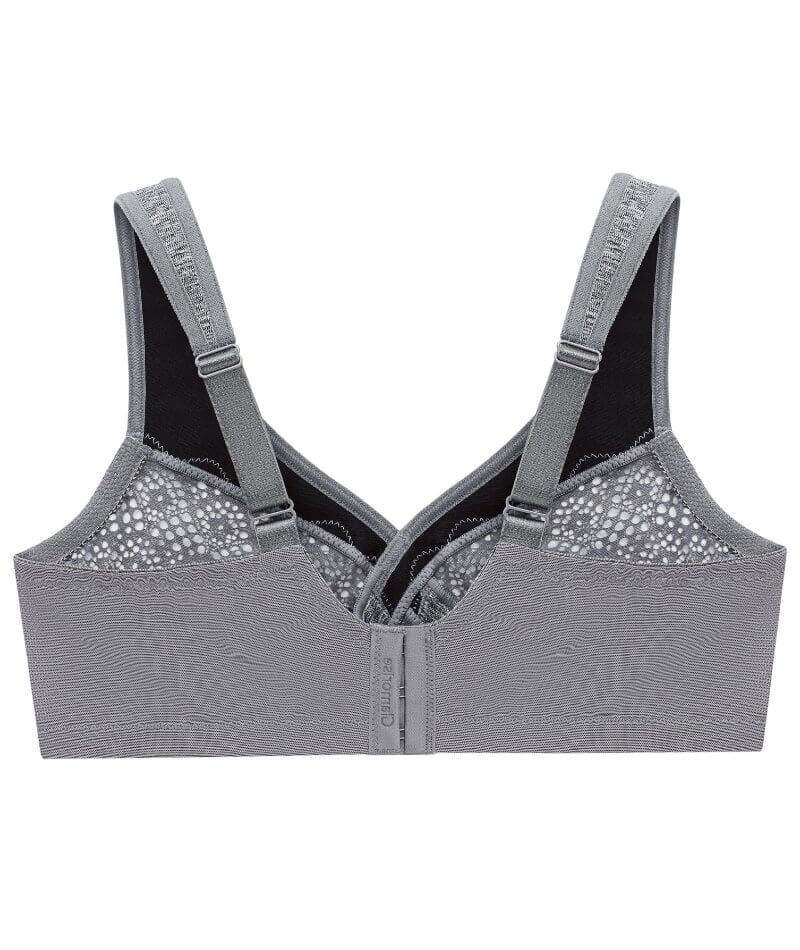 Glamorise Magiclift Moisture Control Wire-Free Bra - Gray - Image 6