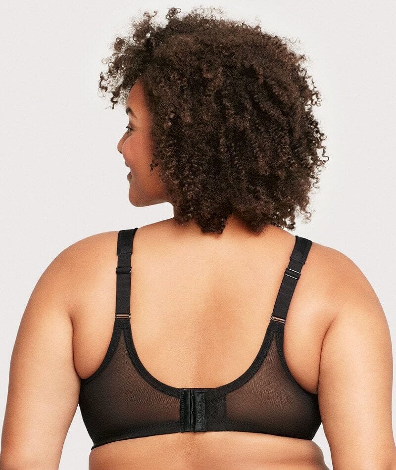 Glamorise Magiclift Natural Shape Support Wire-Free Bra - Black - Image 2