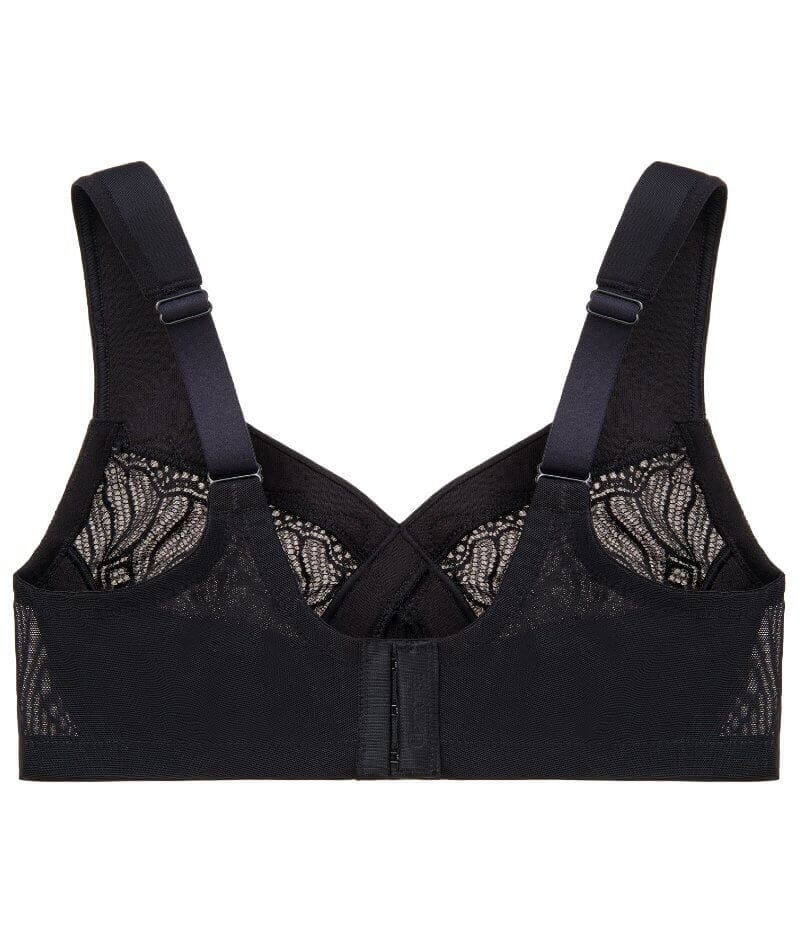 Glamorise Magiclift Natural Shape Support Wire-Free Bra - Black - Image 7