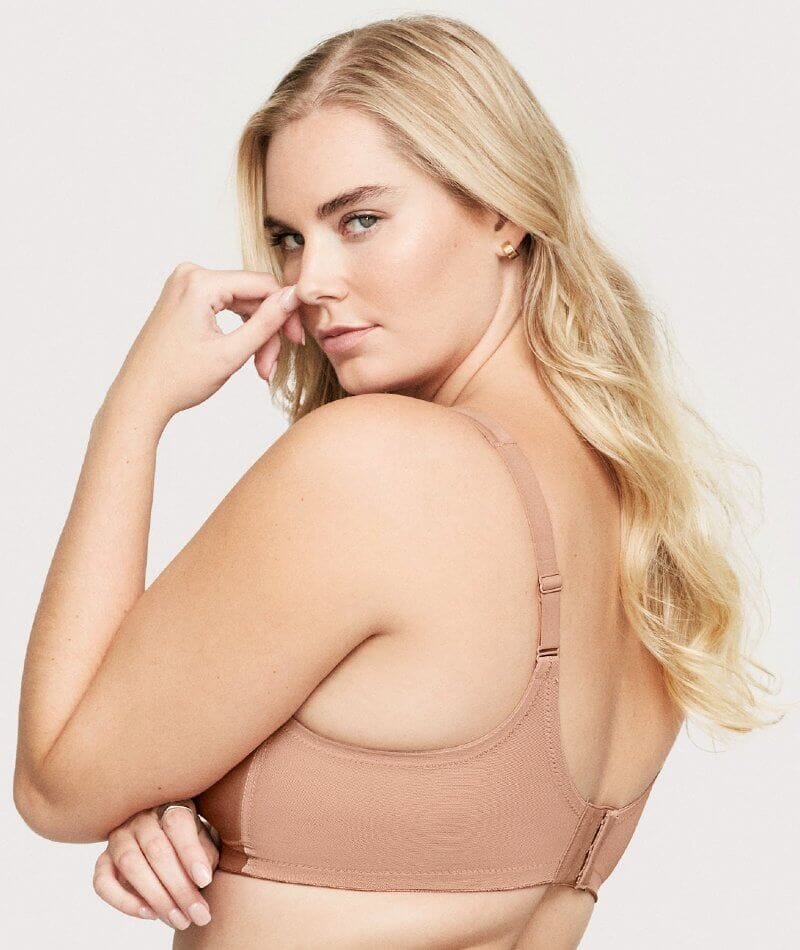 Glamorise Magiclift Natural Shape Support Wire-Free Bra - Cappuccino - Image 6