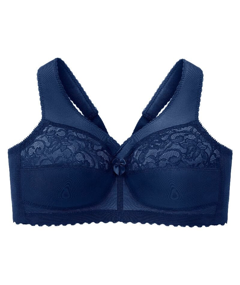 Glamorise Magiclift Original Wire-Free Support Bra - Blue - Image 5