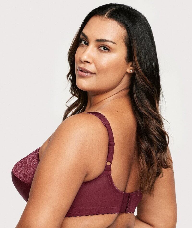 Glamorise Magiclift Original Wire-Free Support Bra - Burgundy - Image 5
