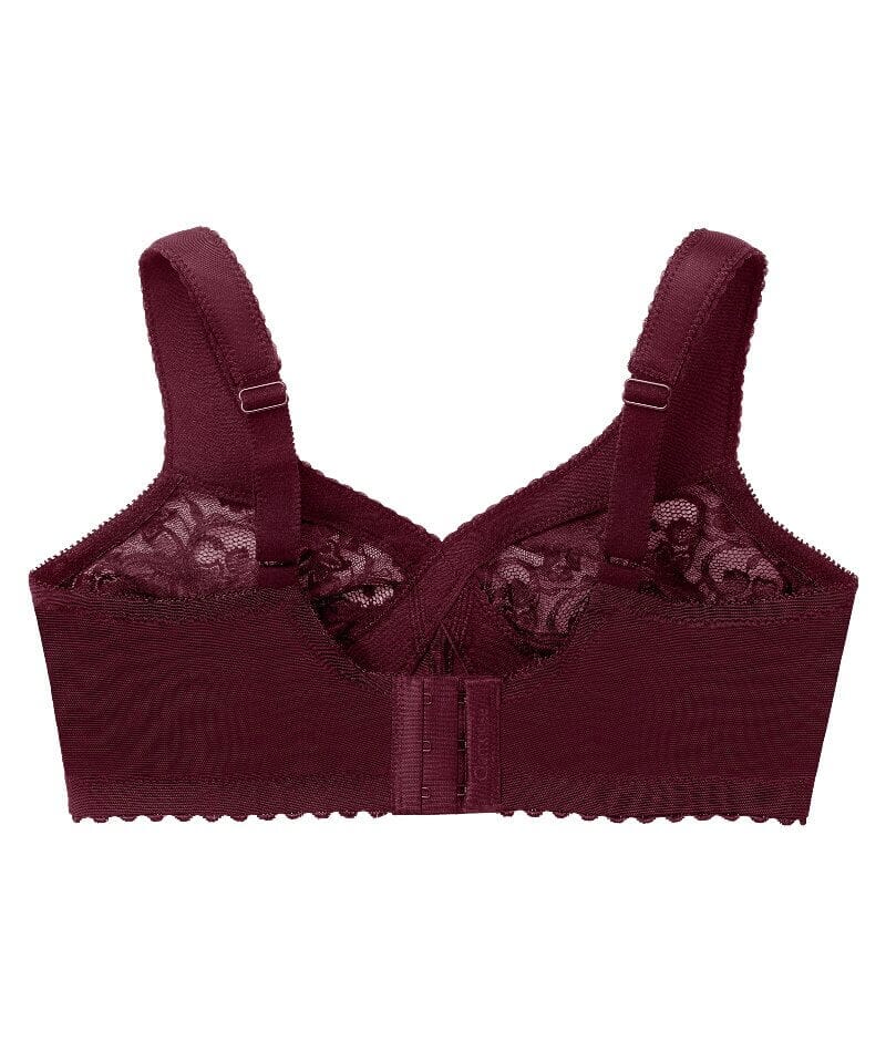Glamorise Magiclift Original Wire-Free Support Bra - Burgundy - Image 7