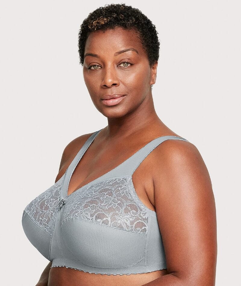 Glamorise Magiclift Original Wire-Free Support Bra - Soft Gray - Image 3