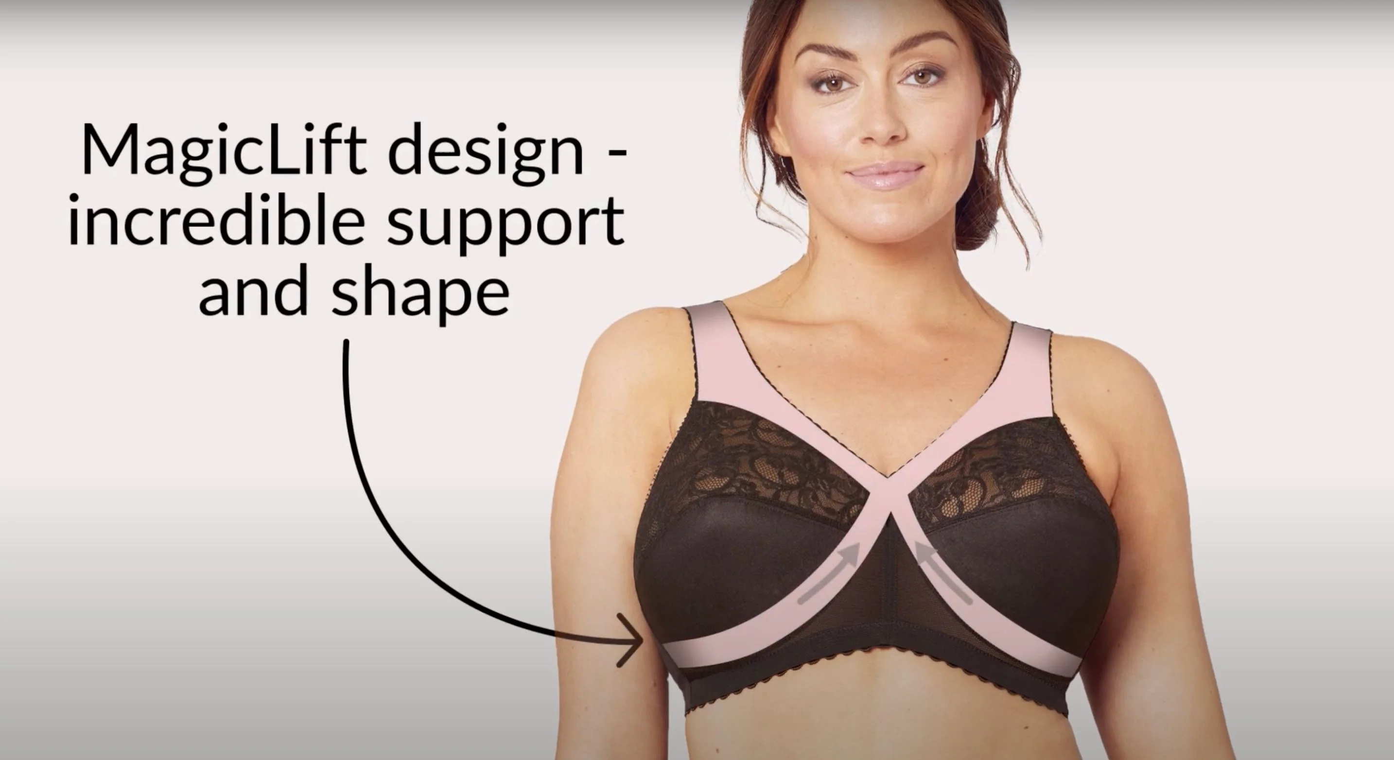 Glamorise Magiclift Original Wire-Free Support Bra - Soft Gray - Image 7