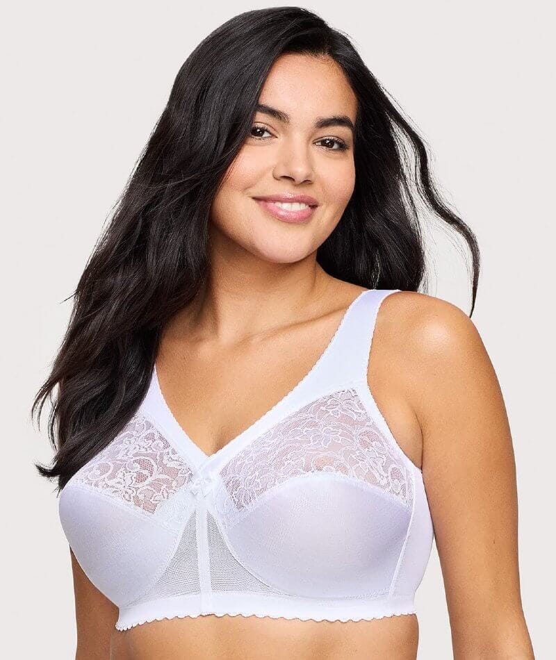 Glamorise Magiclift Original Wire-Free Support Bra - White - Image 3