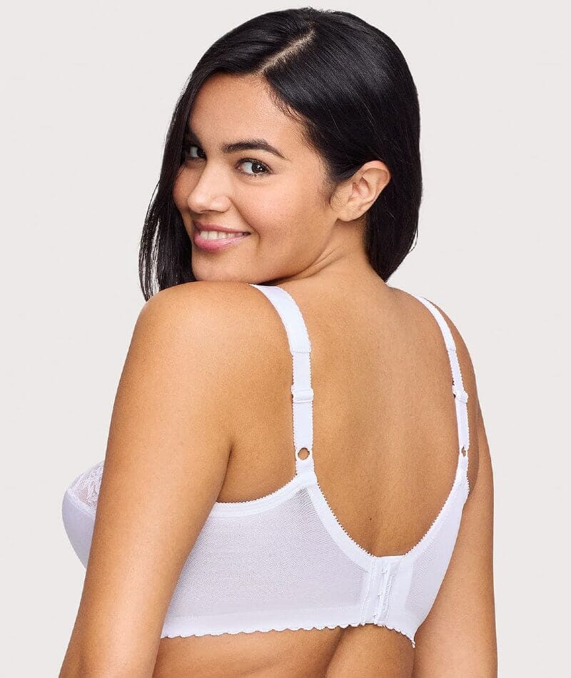 Glamorise Magiclift Original Wire-Free Support Bra - White - Image 4