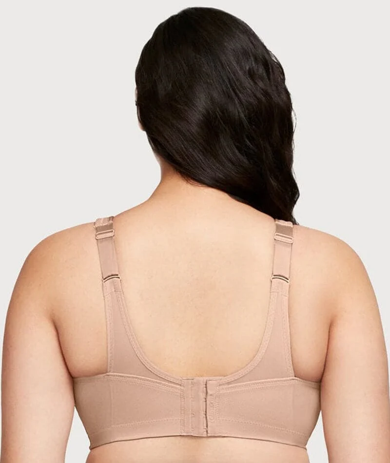 Glamorise Magiclift Seamless Wire-Free Sports Bra - Cafe - Image 2