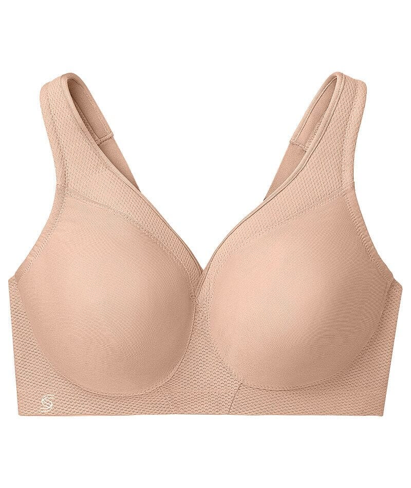 Glamorise Magiclift Seamless Wire-Free Sports Bra - Cafe - Image 4