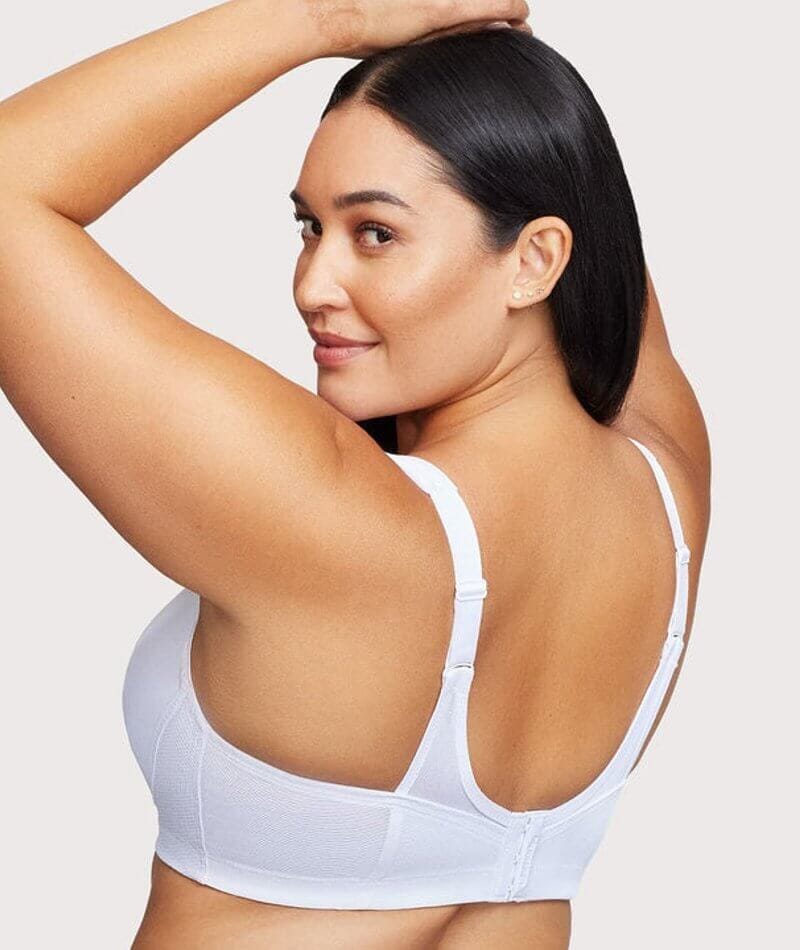 Glamorise Magiclift Seamless Wire-Free Sports Bra - White - Image 2