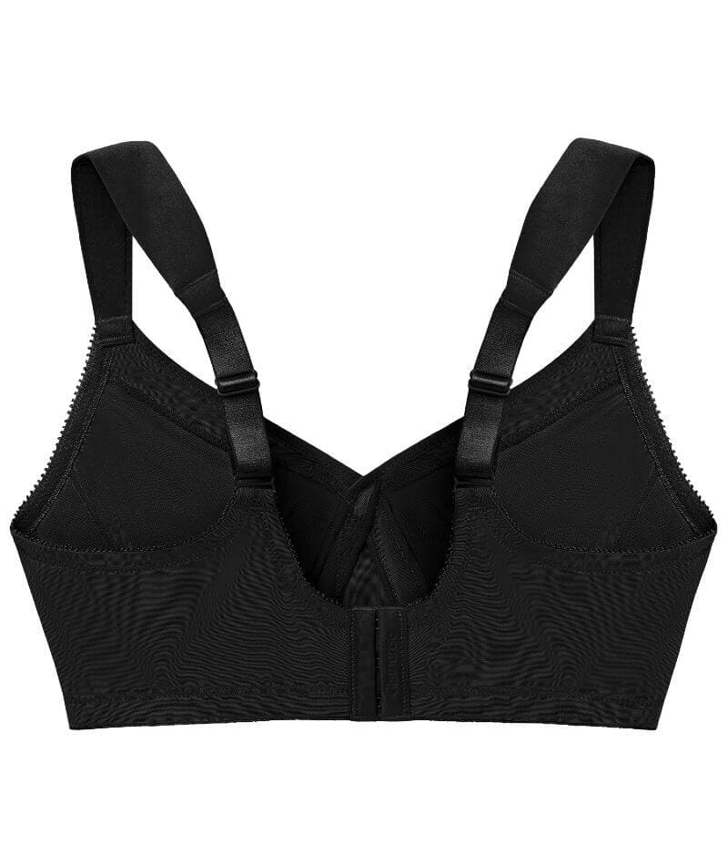 Glamorise Magiclift Seamless Support Wire-Free T-Shirt Bra - Black - Image 10