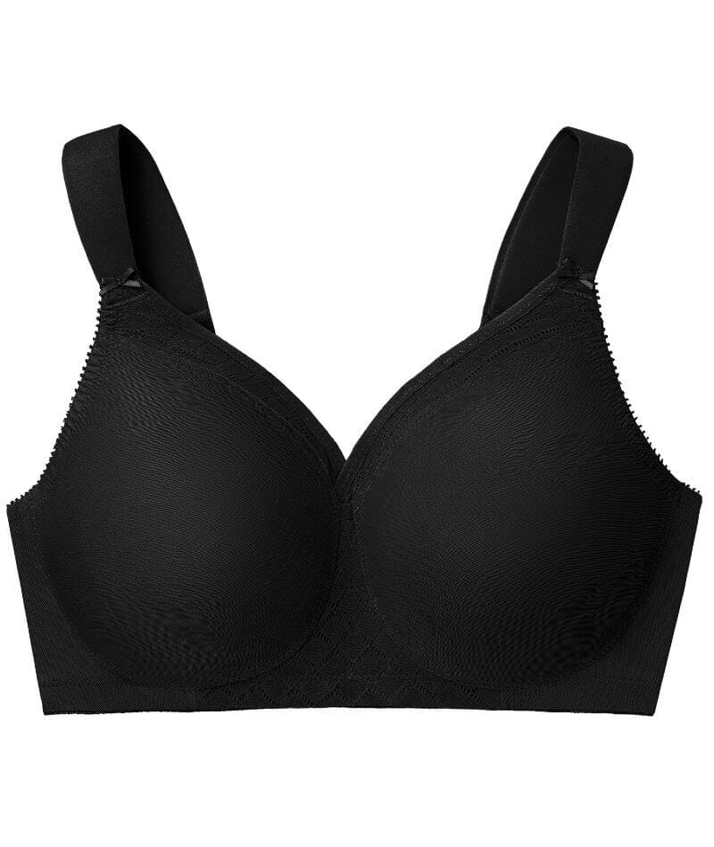 Glamorise Magiclift Seamless Support Wire-Free T-Shirt Bra - Black - Image 9