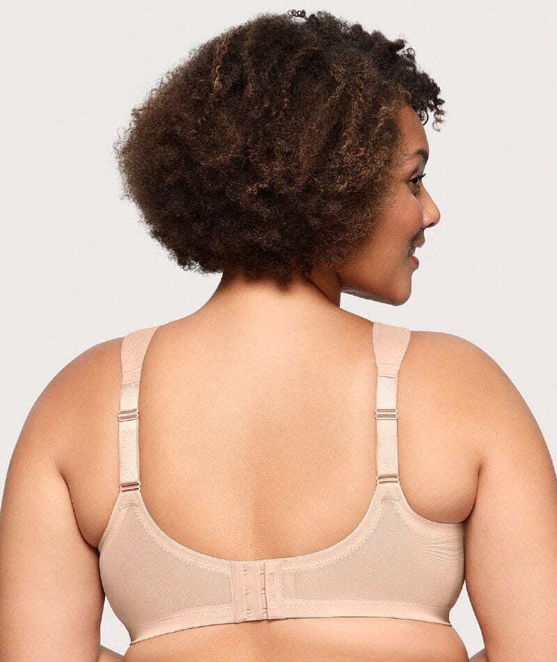 Glamorise Magiclift Seamless Support Wire-Free T-Shirt Bra - Cafe - Image 2