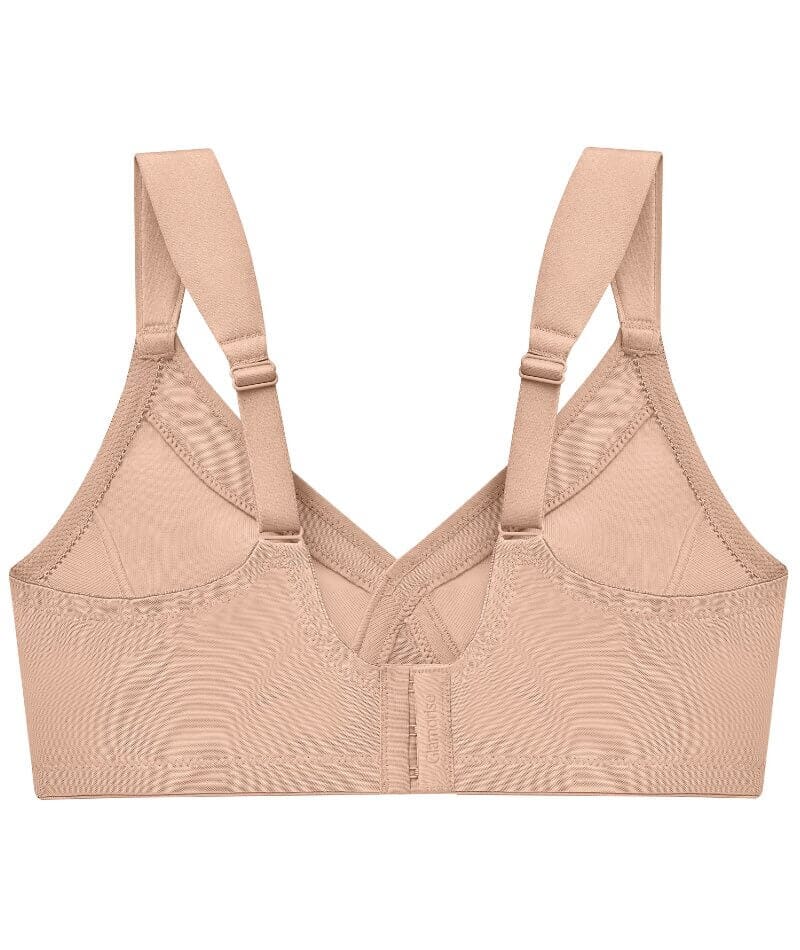Glamorise Magiclift Seamless Support Wire-Free T-Shirt Bra - Cafe - Image 6